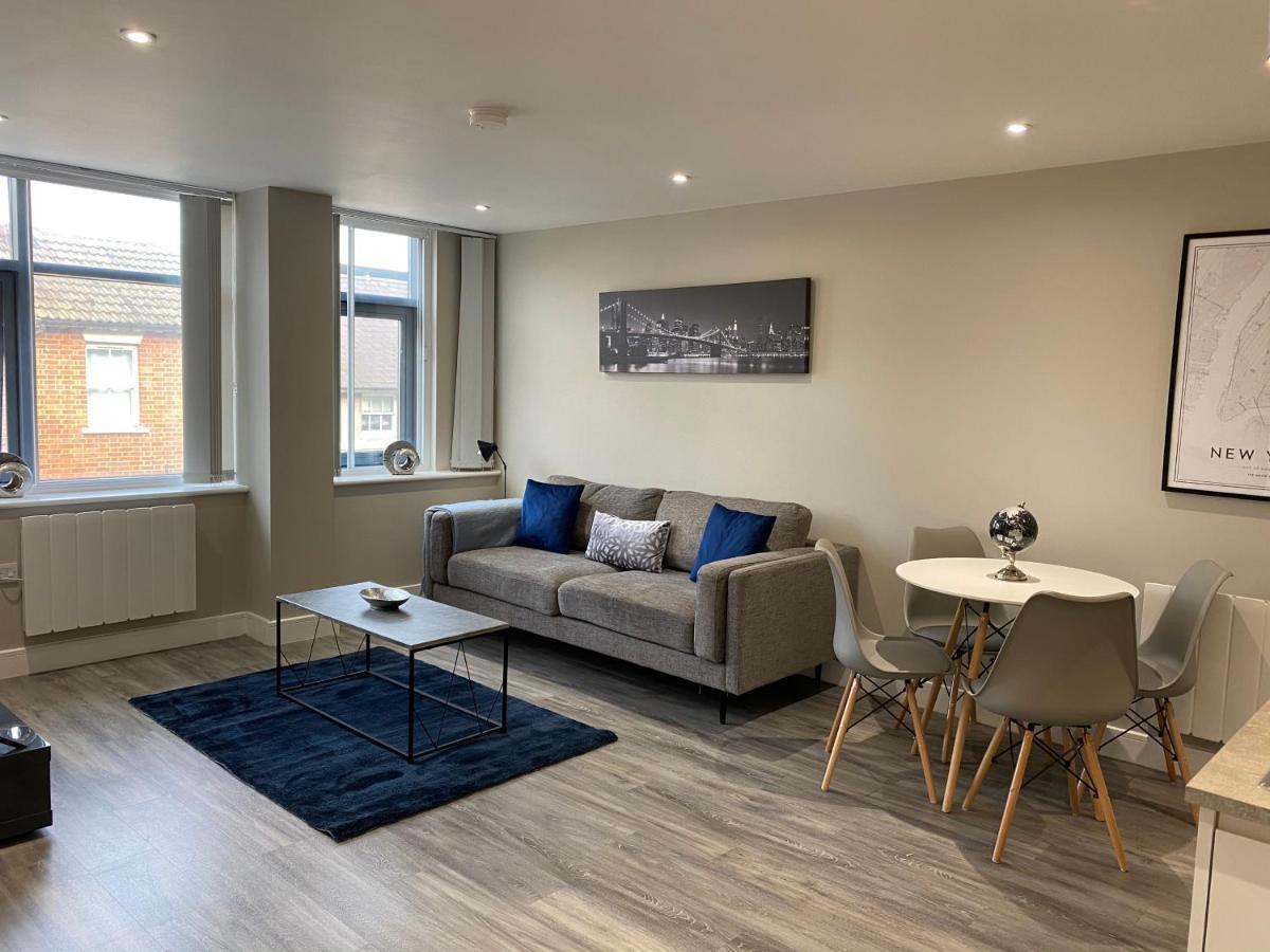 Marie'S Serviced Apartment 1 Bed Citystay, Parking Bedford Kültér fotó